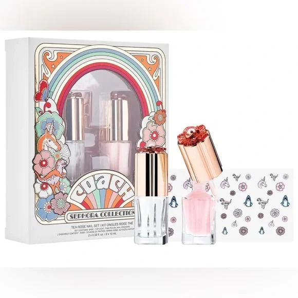 🌹 Coach Sephora Collection Tea Rose Nail Set 🌹 - Picture 3 of 8
